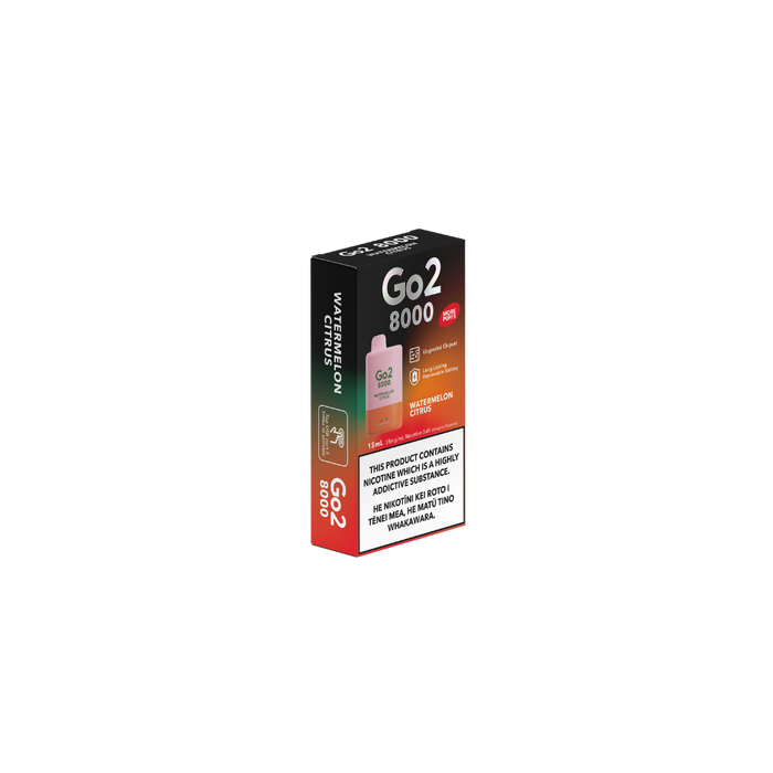 Go2 8000 Disposable Watermelon Citrus 35mg/mL