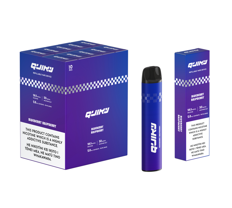 QUIKY Refillable - Blueberry Raspberry 50mg/mL