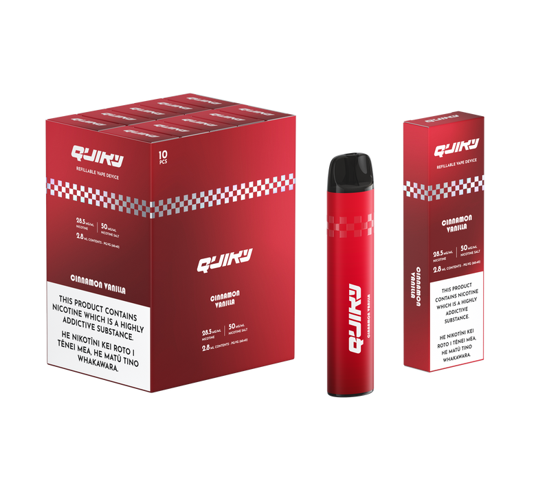 QUIKY Refillable - Cinnamon Vanilla 50mg/mL