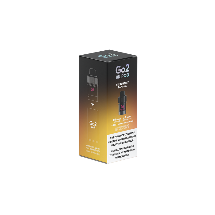 Go2 8K Pods - Strawberry Banana