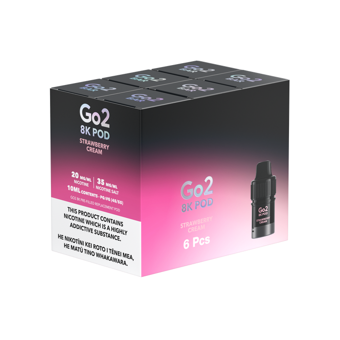 Go2 8K Pods - Strawberry Cream