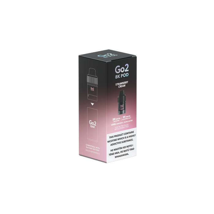 Go2 8K Pods - Strawberry Cream