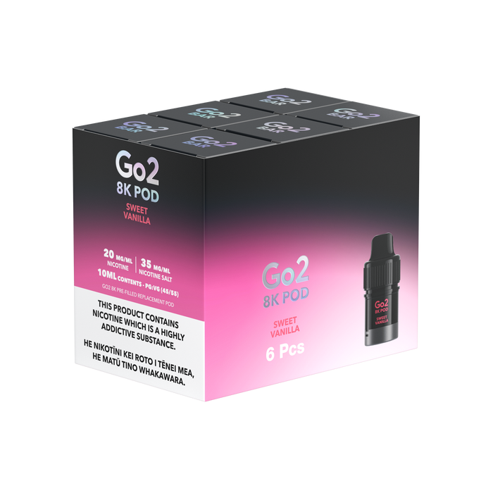 Go2 8K Pods - Sweet Vanilla