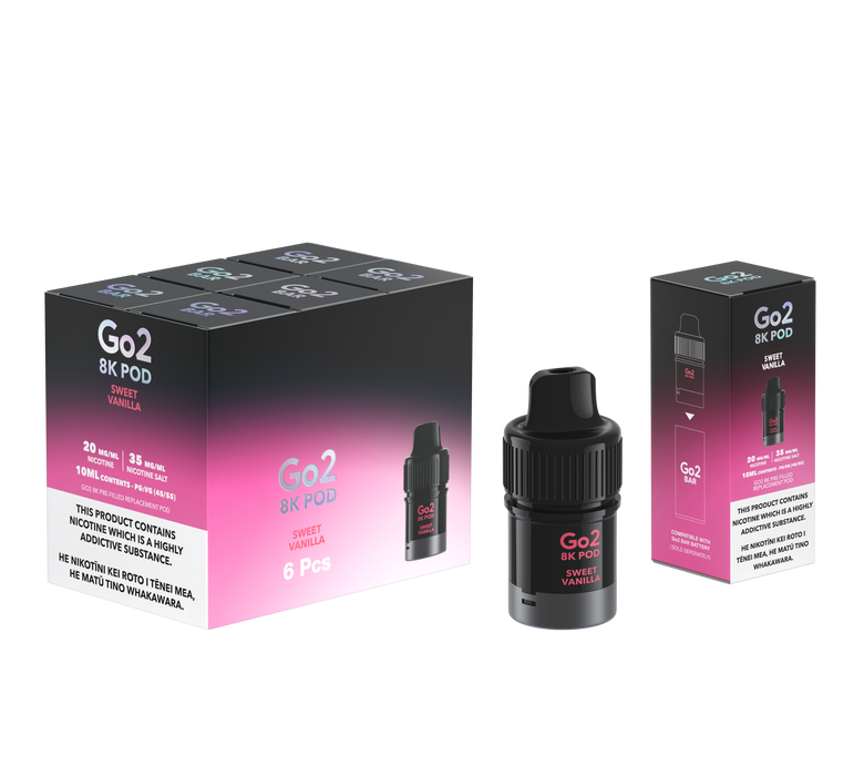 Go2 8K Pods - Sweet Vanilla