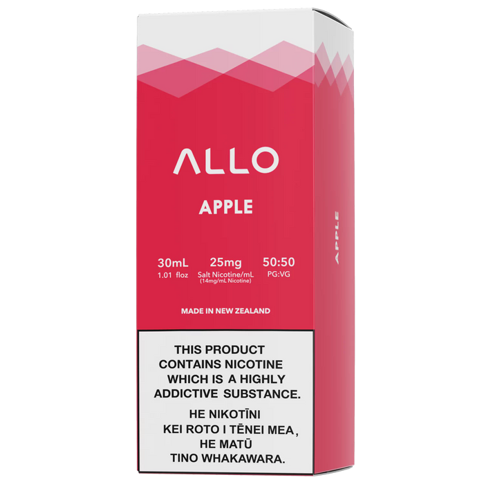 Allo E-Liquid - Apple (PKA  Fuji Apple Ice)