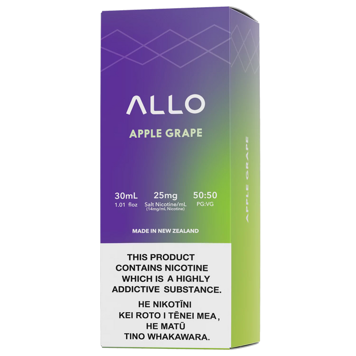 Allo E-Liquid - Apple Grape (PKA  Green Apple Grape)