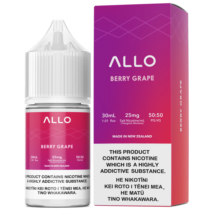 Allo E-Liquid - Berry Grape (PKA  Cranberry Grape)