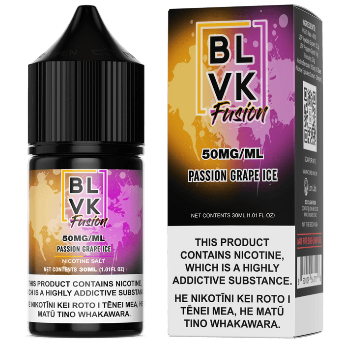 BLVK FUSION - Passion Grape Ice - Lion Labs Wholesale