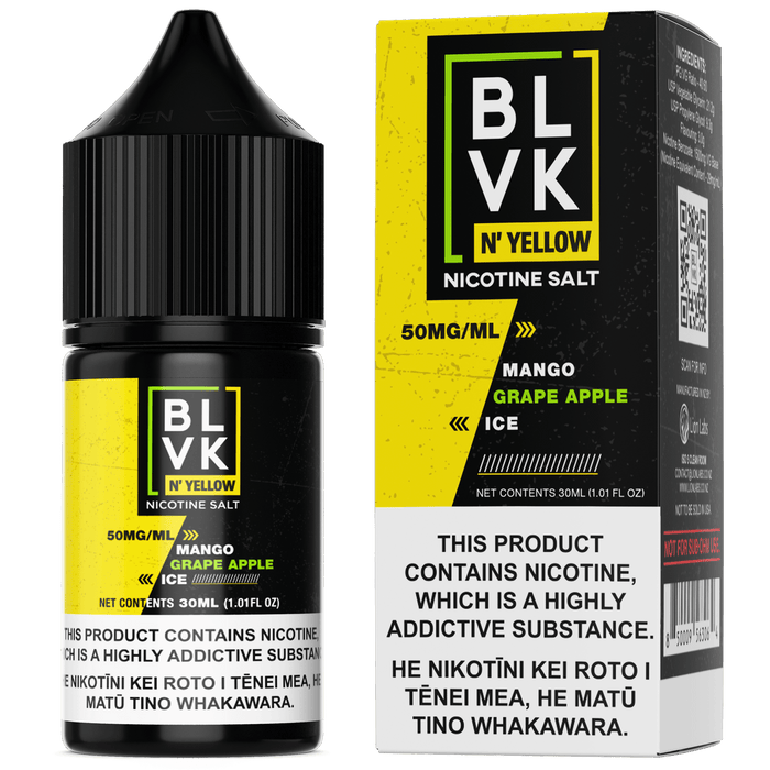 BLVK N' YELLOW - Mango Grape Apple Ice - Lion Labs Wholesale