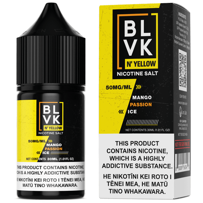 BLVK N' YELLOW - Mango Passion Ice - Lion Labs Wholesale