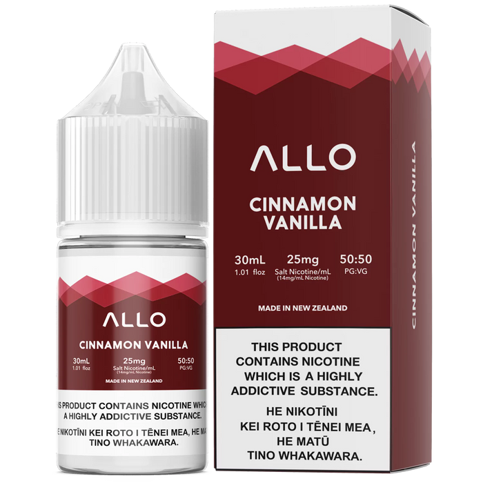 Allo E-Liquid - Cinnamon Vanilla (PKA  Cola)