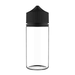 Genuine Chubby Gorilla bottles 100mL V3 Clear w Black cap CGUB1-100MLV3-BK - Lion Labs Wholesale