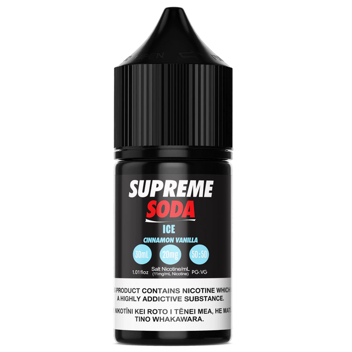 Supreme Soda Salts (ICE) - Cinnamon Vanilla (PKA Supreme Cola Salts  - Ice)