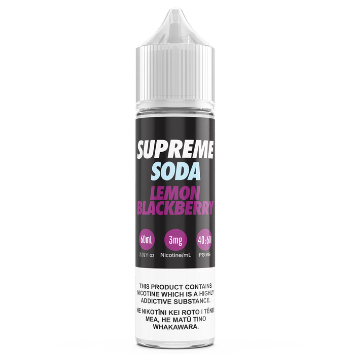 Supreme Soda - Lemon Blackberry (PKA Supreme Lemonade  - Blackcurrant)