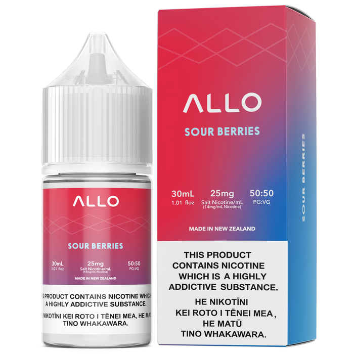 Allo E-Liquid - Sour Berries (PKA  Energy Drink)