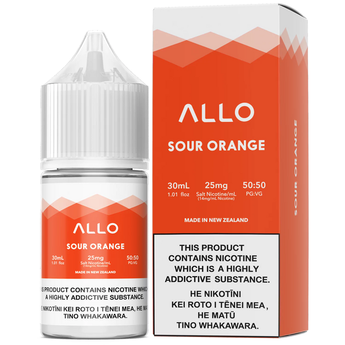 Allo E-Liquid - Sour Orange (PKA  Grapefruit)