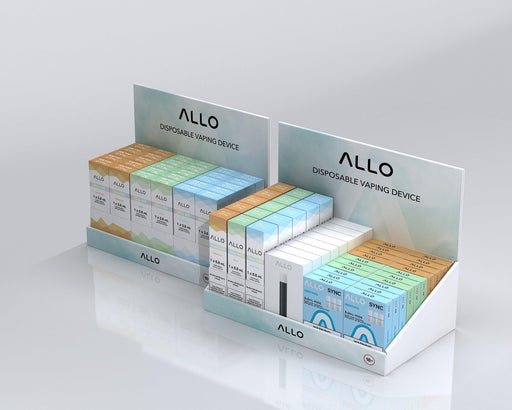 Allo Cardboard Display Unit (GR) - Lion Labs Wholesale