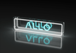 Allo Neon Nameplate Display - Lion Labs Wholesale