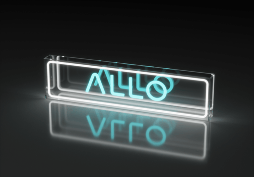 Allo Neon Nameplate Display - Lion Labs Wholesale