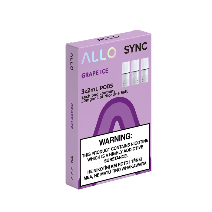 ALLO Sync Pre-filled Pods - Grape Ice (3pcs/pk) - Lion Labs Wholesale