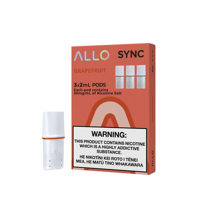 ALLO Sync Pre-filled Pods - Grapefruit (3pcs/pk) - Lion Labs Wholesale