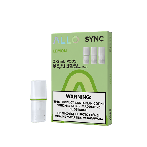 ALLO Sync Pre-filled Pods - Lemon (3pcs/pk) - Lion Labs Wholesale