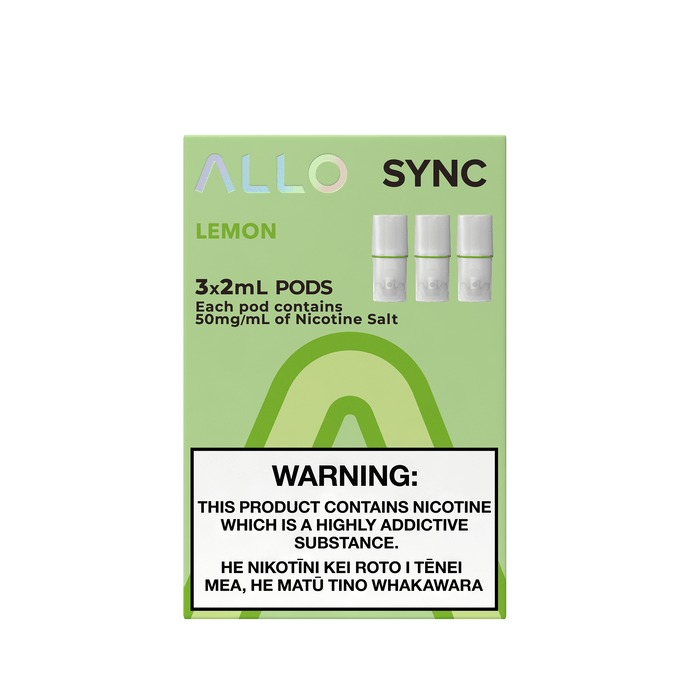 ALLO Sync Pre-filled Pods - Lemon (3pcs/pk) - Lion Labs Wholesale