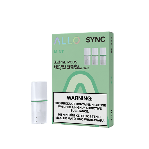 ALLO Sync Pre-filled Pods - Mint (3pcs/pk) - Lion Labs Wholesale