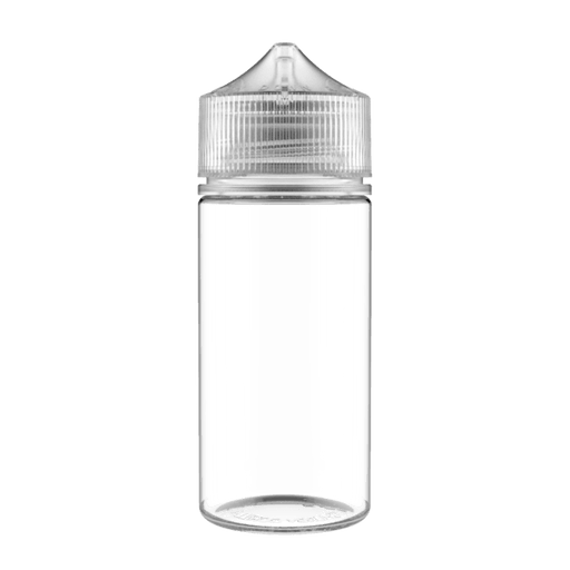 Genuine Chubby Gorilla bottles 100mL V3 Clear w Natural cap CGUB1-100MLV3-NATL - Lion Labs Wholesale