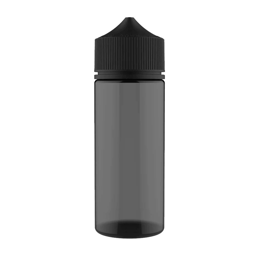 Genuine Chubby Gorilla bottles 120mL V3 Black w Black cap CGUB1-120MLV3-BKBK - Lion Labs Wholesale