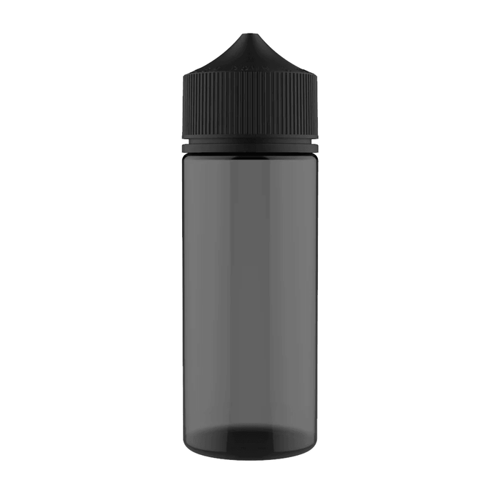 Genuine Chubby Gorilla bottles 120mL V3 Black w Black cap CGUB1-120MLV3-BKBK - Lion Labs Wholesale