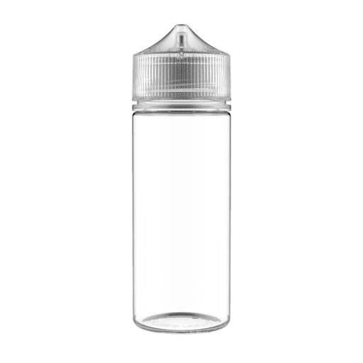 Genuine Chubby Gorilla bottles 120mL V3 Clear w Natural cap CGUB1-120MLV3-NATL - Lion Labs Wholesale