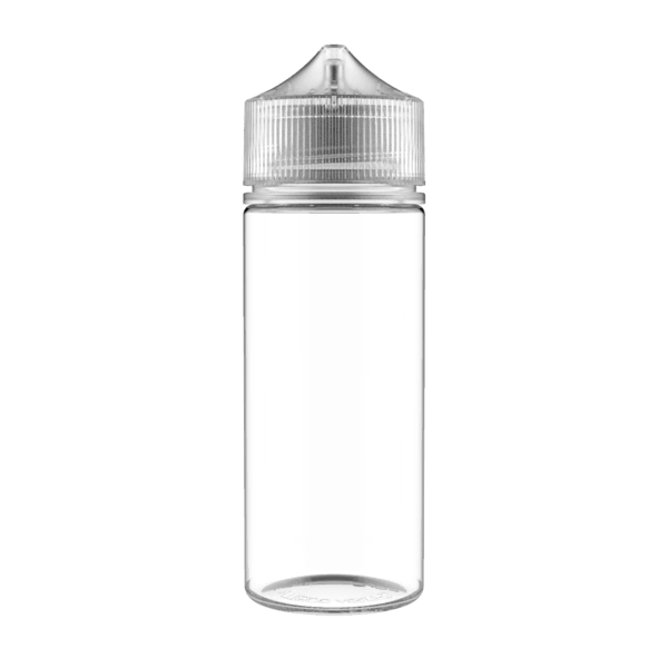 Genuine Chubby Gorilla bottles 120mL V3 Clear w Natural cap CGUB1-120MLV3-NATL - Lion Labs Wholesale