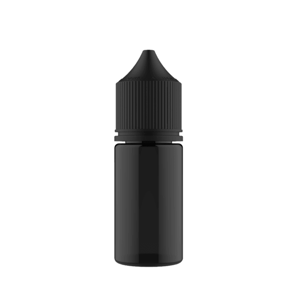 Genuine Chubby Gorilla bottles 30mL V3 Black w Black cap CGUB1-30MLSC-BKBK - Lion Labs Wholesale