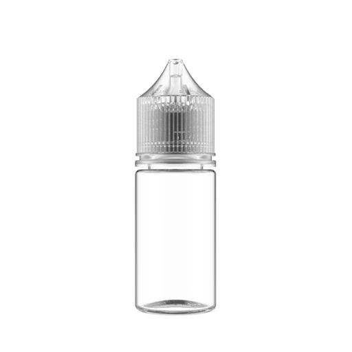 Genuine Chubby Gorilla bottles 30mL V3 Clear w Natural cap CGUB1-30MLSC-NATL - Lion Labs Wholesale