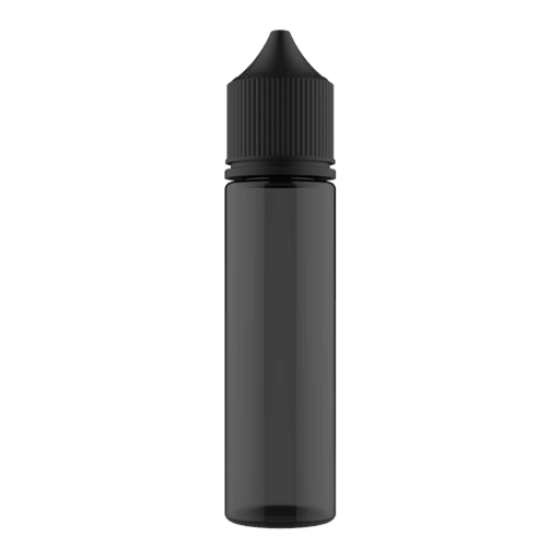 Genuine Chubby Gorilla bottles 60mL V3 Black w Black cap CGUB1-60MLV3-BKBK - Lion Labs Wholesale