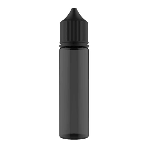 Genuine Chubby Gorilla bottles 60mL V3 Black w Black cap CGUB1-60MLV3-BKBK - Lion Labs Wholesale