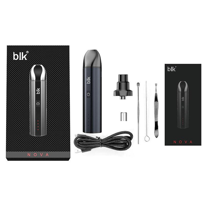 Kingtons BLK NOVA Drying & Wax Vaporizer Kit 1600mAh 1.2ml - Lion Labs Wholesale